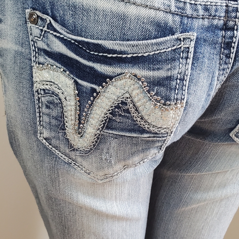 Vanilla Star Acid Low Rise Skinny Jean